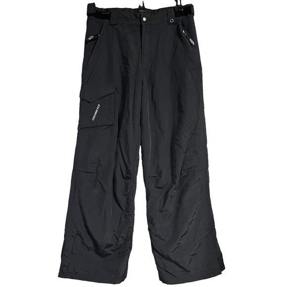 Obermeyer Rail Yard Ski Pants Youth Juniors Size 16 Black Snowboard Insulated‎ - Picture 1 of 13